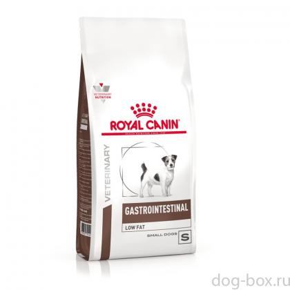 Для взрослых собак малых пород  при нарушениях пищеварения Gastrointestinal Low Fat Small Dog, 3кг БРАК УПАКОВКИ-0