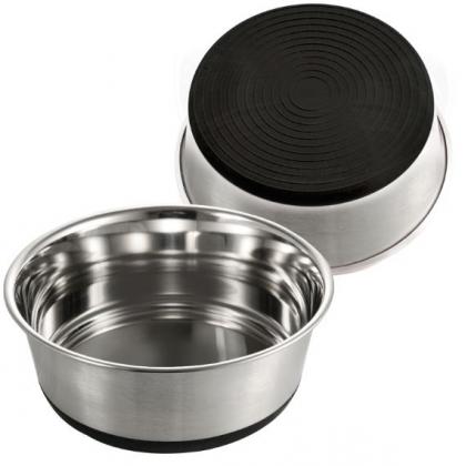Миска металлическая утяжеленная на резинке (1640)-1
