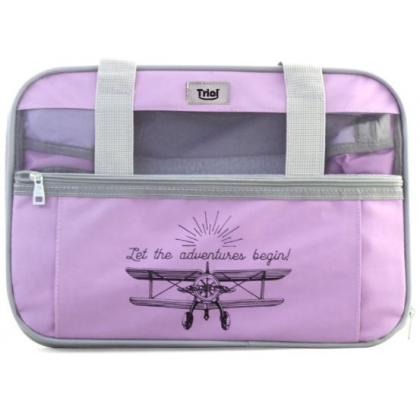 Сумка-переноска для животных "Техно", сиреневая, 40*28*25 см (TB47)-3