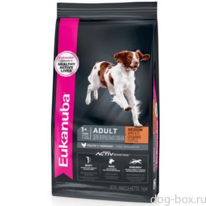 Для взрослых собак средних пород  с курицей и рисом (Adult Medium breed)-0