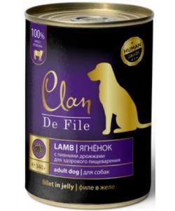 Clan De File консервы для собак (с ягненком)
