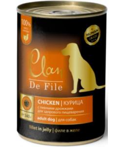 Clan De File консервы для собак (с курицей)