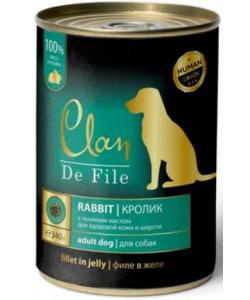 Clan De File консервы для собак (с кроликом)