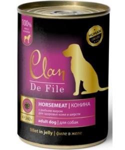 Clan De File консервы для собак (с кониной)