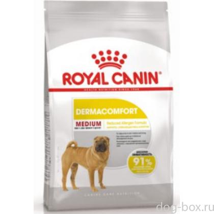 Для собак средних пород с чувствительной кожей (Medium Derma Comfort 24)-0