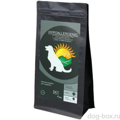 Hypoallergeni сухой корм для щенков и собак мелких пород с чувствительным пищеварением, индейка с рисом-0