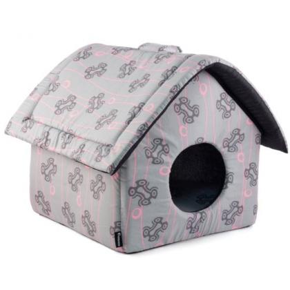 Дом №13 "Конура" со съемной крышей, бязь, 35*35*38см-1