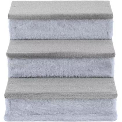 Домик-лестница "Ступени-1" 39*38.5*h32см, серый-1