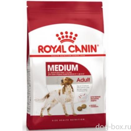 Для взрослых собак средних размеров (11-25 кг): 1-7лет (Medium Adult 25)-0