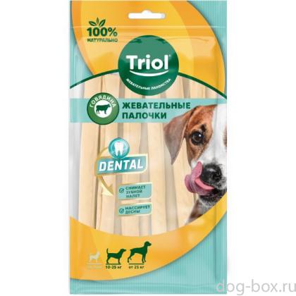 Палочки жевательные DENTAL белые, 15см (уп.8шт.)-0