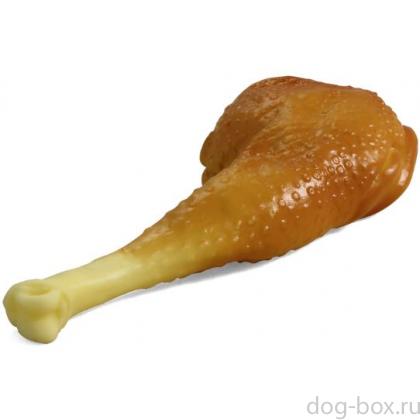 Игрушка для собак "Куриная ножка", 16 см, винил-0