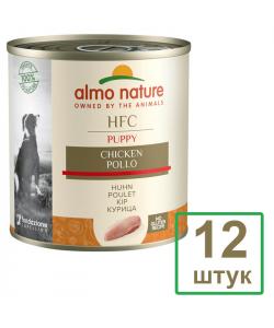 Набор 12 штук по 0,28 кг Консервы для Щенков с Курицей (HFC - Puppy Chicken ) 3.36кг