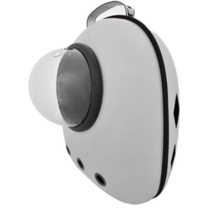 Рюкзак с иллюминатором, "Вамп" серебристо-серый, 42*28*34см-2