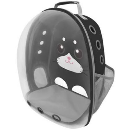 Рюкзак прозрачная стенка "Дарк", черный, 31*42*38см-1