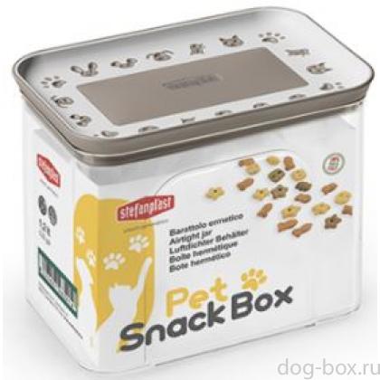 Герметичный контейнер, серый 1,2л, 10x15,5x12см-0