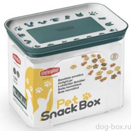 Герментичный контейнер, зеленый, 1,2л, 10x15,5x12см-0