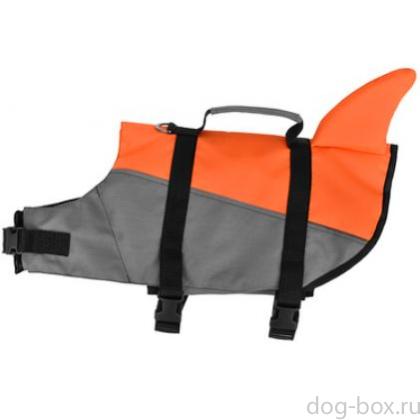Спасательный жилет для собак "Ленни" , "Оранжевый" размер XL (обхват груди 75-90см)-0