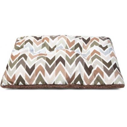 Лежанка прямоугольная "Осенняя классика" S, коричневая, 47*37*17см-2