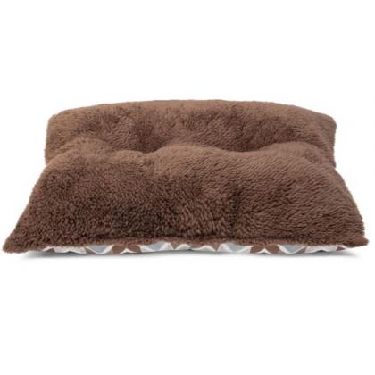 Лежанка прямоугольная "Осенняя классика" S, коричневая, 47*37*17см-3