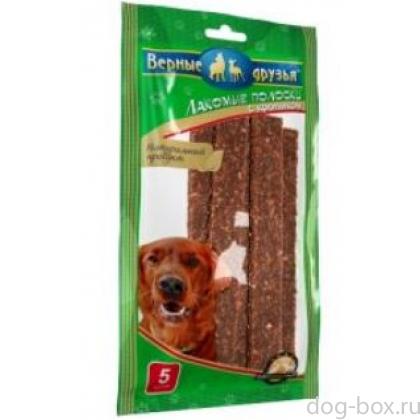 Лакомые полоски с кроликом, для собак всех пород-0