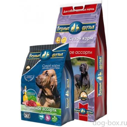 Сухой корм для взрослых собак крупных пород Мясное ассорти-0