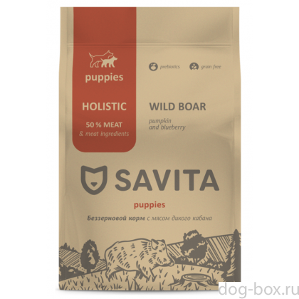 Беззерновой корм для щенков с мясом кабана Беззерновой корм для щенков с мясом кабана-0