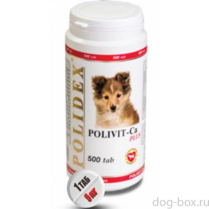 Витаминный комплекс Polivit-Ca plus для щенков, беременных и кормящих собак-0