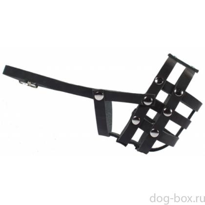 Намордник кожаный N 1: кокер, такса-0