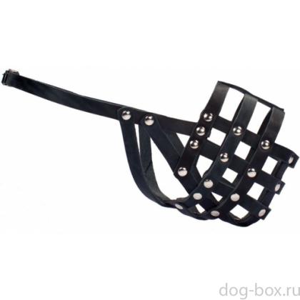 Намордник кожаный N 4: овчарка-0