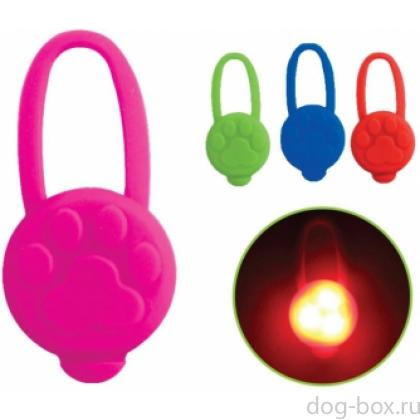 Светодиодный брелок силиконовый 6,6*3,2 см (LD03)-0