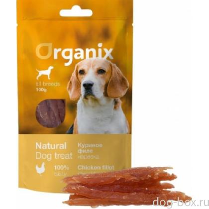 Лакомство для собак «Нарезка из куриного филе» (100% мясо) -0