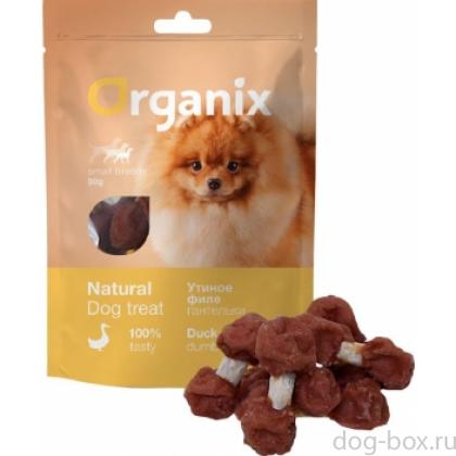 Лакомство для собак малых пород «Утиные гантельки» (100% мясо), Duck fillet/ dumbbell-0