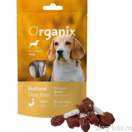 Лакомство для собак «Утиные гантельки» (100% мясо), Duck fillet/ dumbbell-0