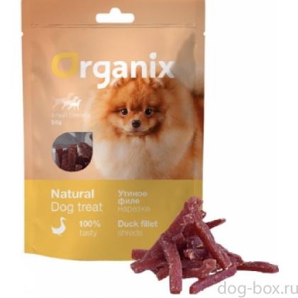 Лакомство для собак малых пород «Нарезка утиного филе» 100% мясо-0