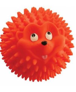 Игрушка для собак "Мяч-Ёжик", винил, 9,5 см