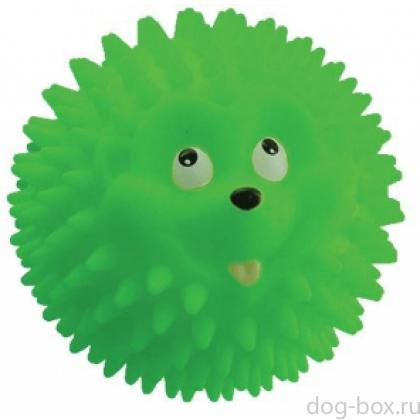 Игрушка для собак "Мяч-Ёжик", винил, 6 см-0