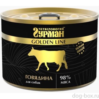 Консервы для собак ,Голден Говядина натуральная в желе-0