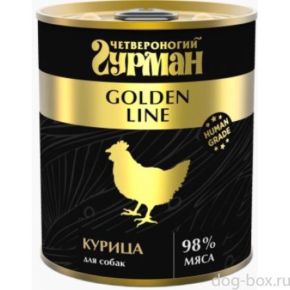 Консервы для собак ,Голден  Курица натуральная в желе-0