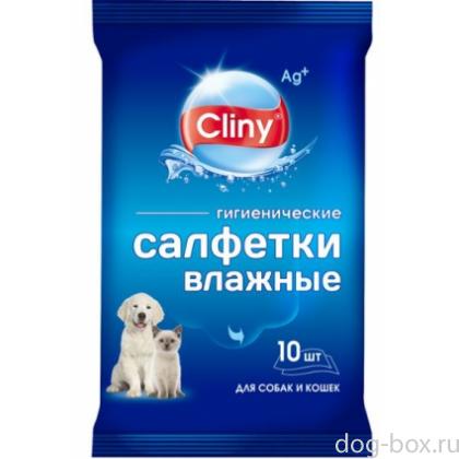 Влажные салфетки для животных антибактериальные с ионами серебра, 10шт-0