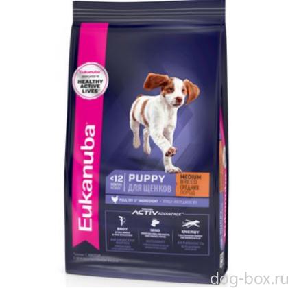 Для щенков средних пород с птицей (Puppy Medium Breed)-0