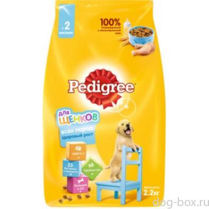 Сухой корм для щенков с курицей-0