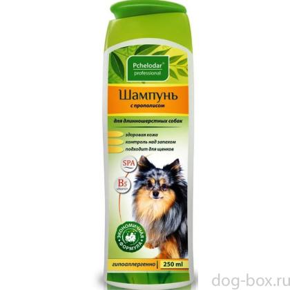 Шампунь гигиенический с прополисом для длинношерстных собак-0