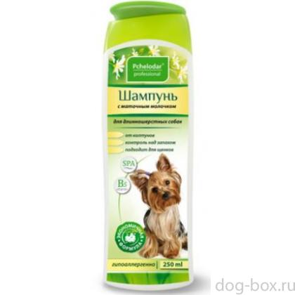 Шампунь гигиенический с маточным молочком для длинношерстных собак-0