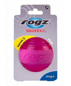 Мяч для собак с пищалкой Squeekz, розовый, 6,4см