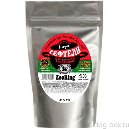 Консервы для собак тефтели в соусе с отборной телятиной, 1200г-0