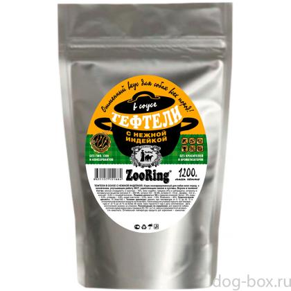 Консервы для собак тефтели в соусе с нежной индейкой, 1200г-0