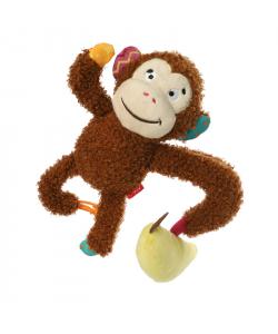 Игрушка для собак Обезьянка с бананом серия PLUSH FRIENDZ, 21см (85065)