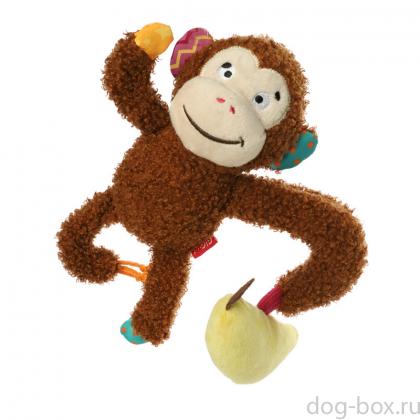 Игрушка для собак Обезьянка с бананом серия PLUSH FRIENDZ, 21см (85065)-0
