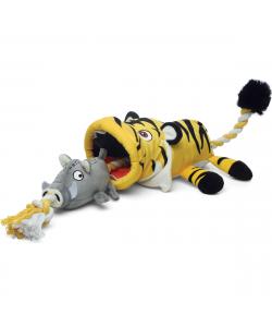 Игрушка для собак Тигр с кабаном на веревке 53см, серия CATCH & FETCH (85069)