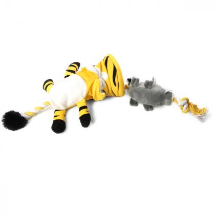 Игрушка для собак Тигр с кабаном на веревке 53см, серия CATCH & FETCH (85069)-1